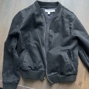 American Apparel Bomber Black Jacket